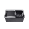 Кухонна мийка Kroner KRP Schwarze - 5843HM PVD (3.0/1.0 мм) CV022794