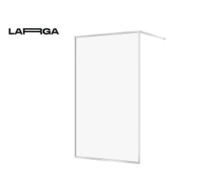 Душова кабіна Walk-in Larga 120х200, профіль хром, прозоре скло