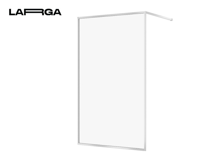 Душова кабіна Walk-in Larga 120х200, профіль хром, прозоре скло
