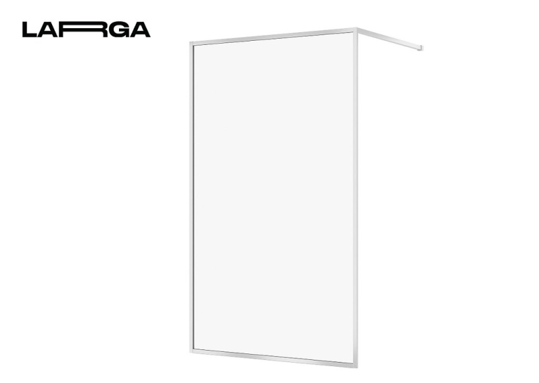 Душова кабіна Walk-in Larga 120х200, профіль хром, прозоре скло