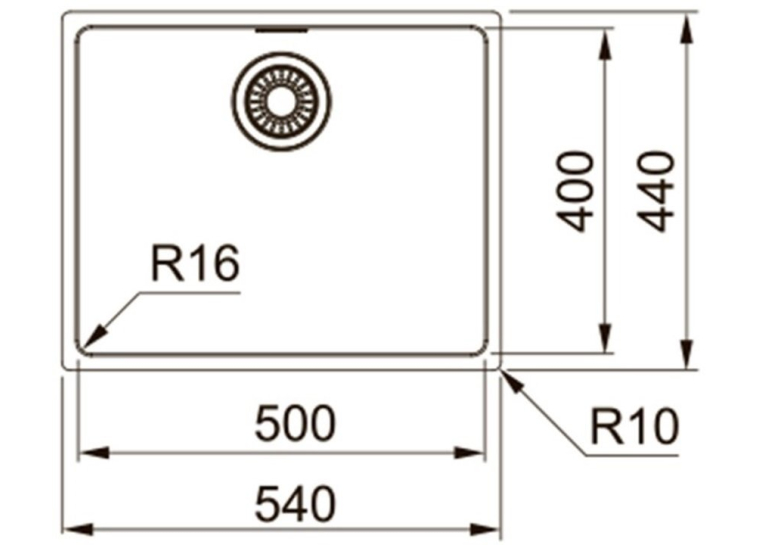 Franke Кухонна мийка Maris MRX 210-50/127.0598.747