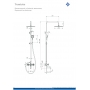 Душова система з виливом Deante TEMISTO NAC_N1QT