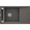 Мийка кухонна Deante Magnetic, граніт, прямокут., з крилом, 820х500х219мм, чаша - 1, накладна, антрацит ZRM_T113