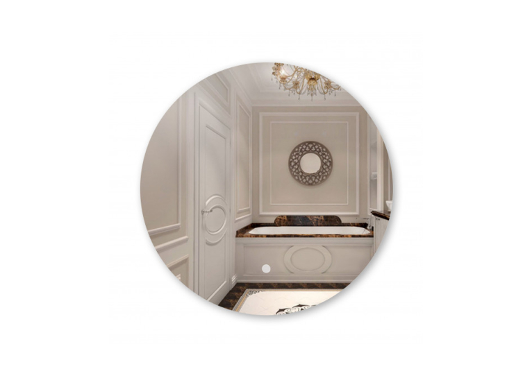 Дзеркало з LED підсвіткою Мойдодир Eclipse 80x80 S з сенсором 00-0006564