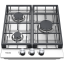 Варильна поверхня газова Fabiano FHG 8454 VGH Inox 8112.406.1485