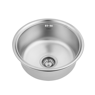 Кухонна мийка Kroner KRP Satin - 430 (0.8 мм) CV031324