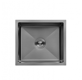 Кухонна мийка Kroner KRP Schwarze - 4843HM PVD (3.0/1.0 мм) CV022792