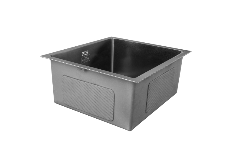 Кухонна мийка Kroner KRP Schwarze - 4843HM PVD (3.0/1.0 мм) CV022792
