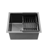 Кухонная мойка Kroner KRP Schwarze - 4843HM PVD (3.0/1.0 мм) CV022792