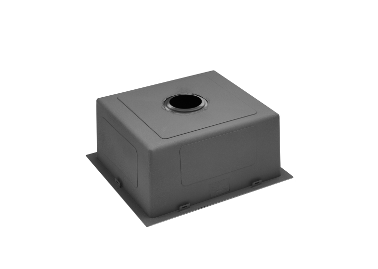 Кухонная мойка Kroner KRP Schwarze - 4843HM PVD (3.0/1.0 мм) CV022792