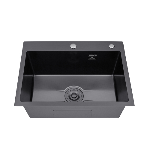 Кухонна мийка Kroner KRP Derby - 5843HM PVD (2,5/0,5 мм) CV027241