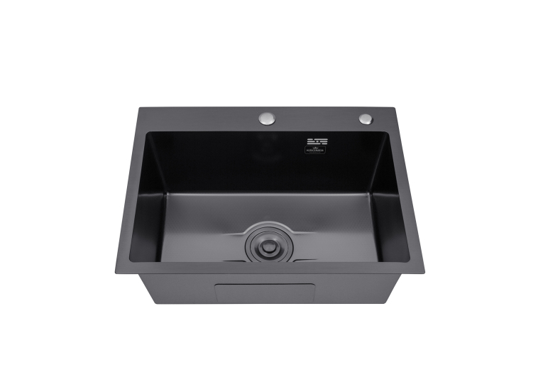 Кухонна мийка Kroner KRP Derby - 5843HM PVD (2,5/0,5 мм) CV027241
