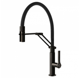 Смеситель для кухни Gessi Officine Gessi, Black Metal Brushed PVD (60055707)