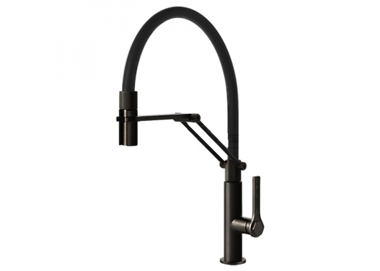 Змішувач для кухні Gessi Officine Gessi, Black Metal Brushed PVD (60055707)