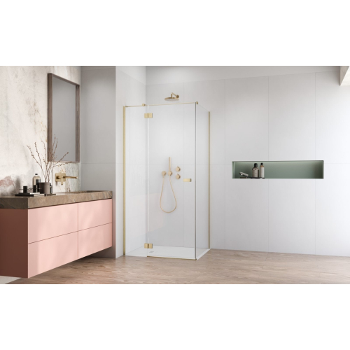 Душевая кабина Radaway Garda Brushed Gold KDJ дверь 1000Lх1950 прозрачная 10700100-99-01L