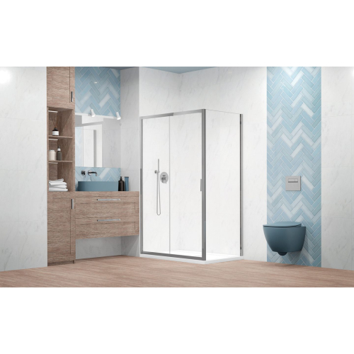 Бокова стінка Alienta Chrome S 900х1900 прозоре 10270090-01-01