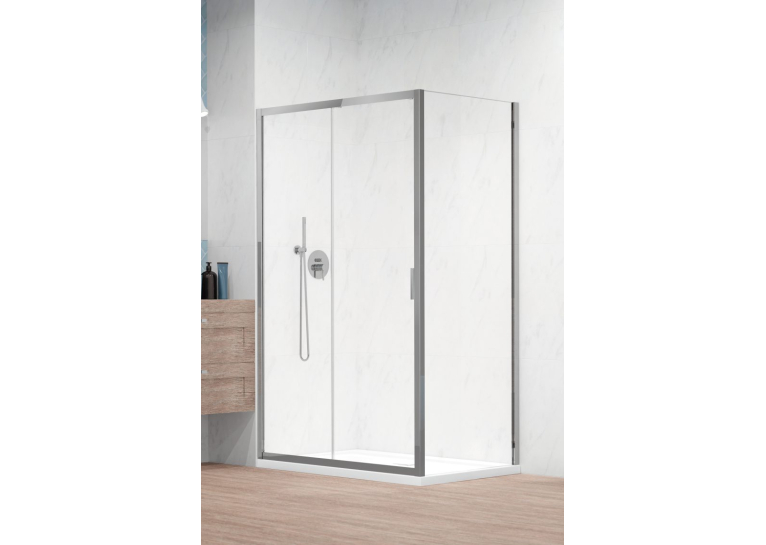 Бокова стінка Alienta Chrome S 900х1900 прозоре 10270090-01-01
