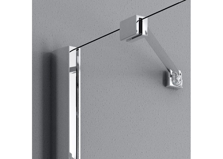 Бокова стінка Fuenta New Chrome S1 800x2000 прозоре 384051-01-01
