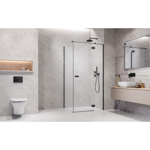 Душевая кабина Radaway Garda Black KDJ дверь 1100Rх1950 прозрачная 10700110-54-01R