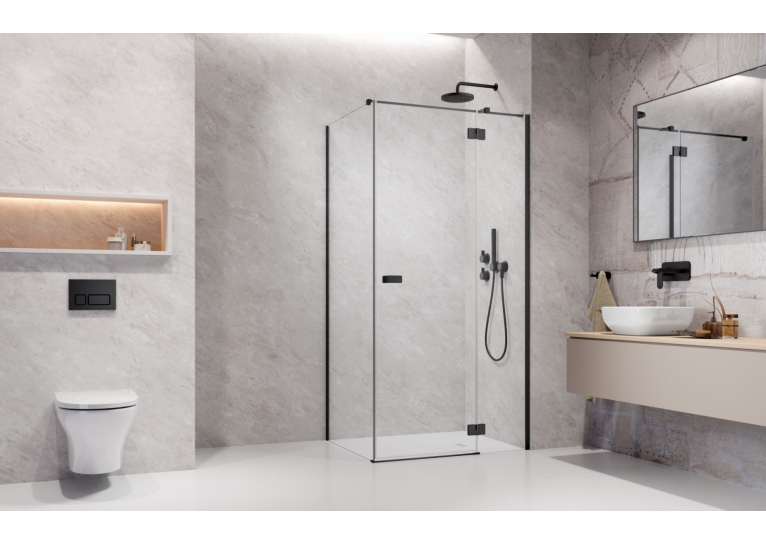 Душевая кабина Radaway Garda Black KDJ дверь 1100Rх1950 прозрачная 10700110-54-01R