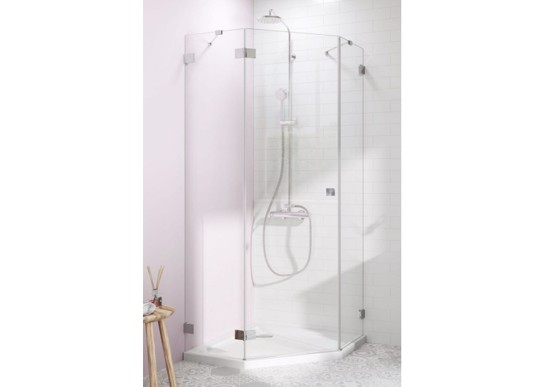 Бокова стінка Essenza Pro Chrome PTJ 1000x2000 прозоре 10100900-01-01