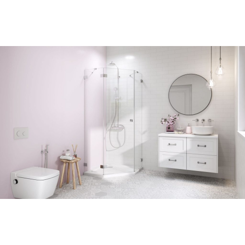 Бокова стінка Essenza Pro Chrome PTJ 1000x2000 прозоре 10100900-01-01