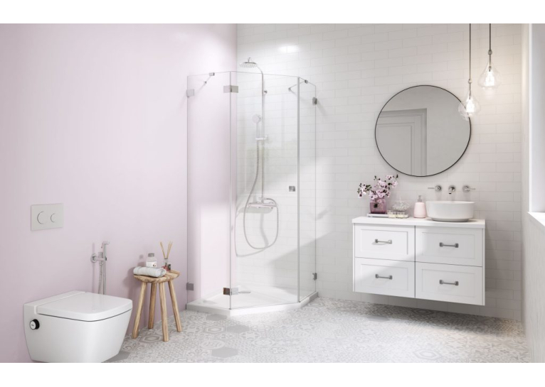 Бокова стінка Essenza Pro Chrome PTJ 1000x2000 прозоре 10100900-01-01