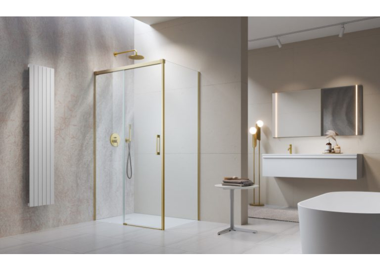 Бокова стінка Idea Brushed Gold S1 800Rx2005 прозоре 387051-99-01R