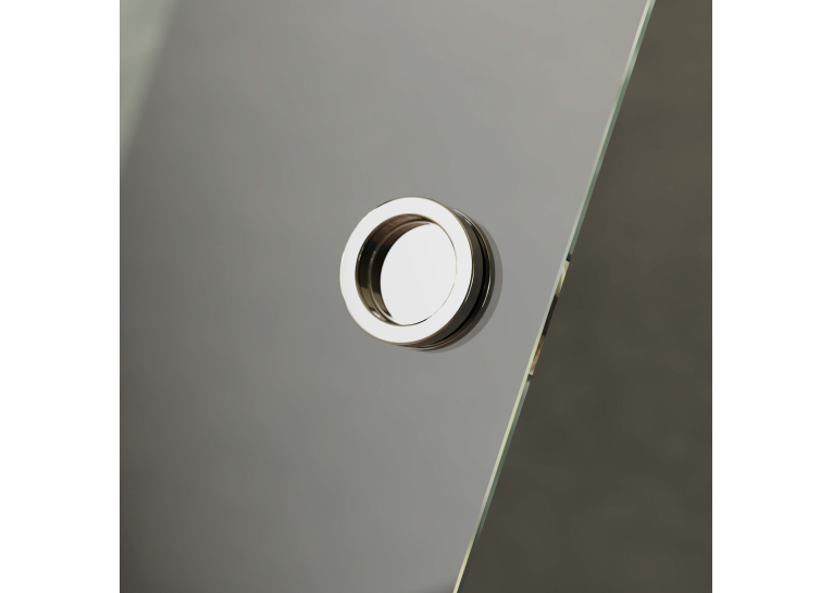 Бокова стінка Furo S1 800x2000 хром/прозоре 10113080-01-01