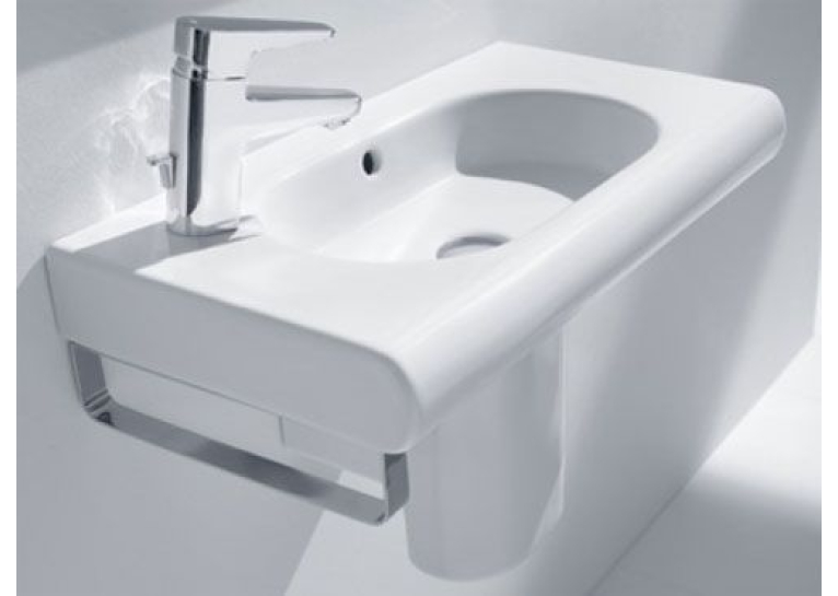 Раковина подвесная Roca MERIDIAN-N COMPACTO 60 см, с отверстием, левая