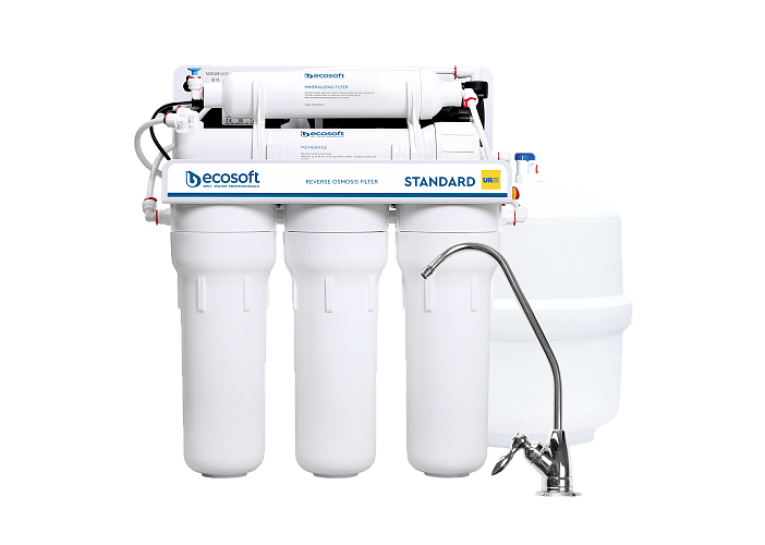 Фильтр обратного осмоса Ecosoft Standard PRO с насосом (MO550MPECOSTD)