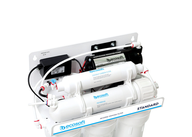 Фильтр обратного осмоса Ecosoft Standard PRO с насосом (MO550MPECOSTD)