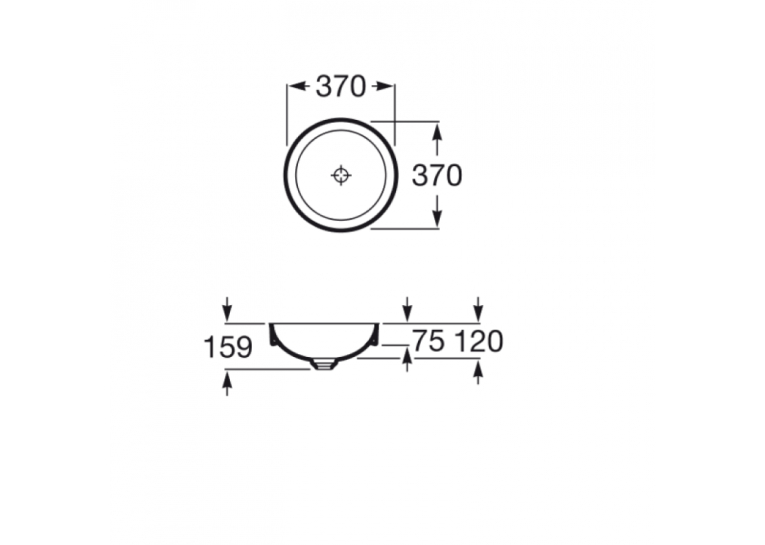 Умивальник Roca INSPIRA ROUND (A32752R000)