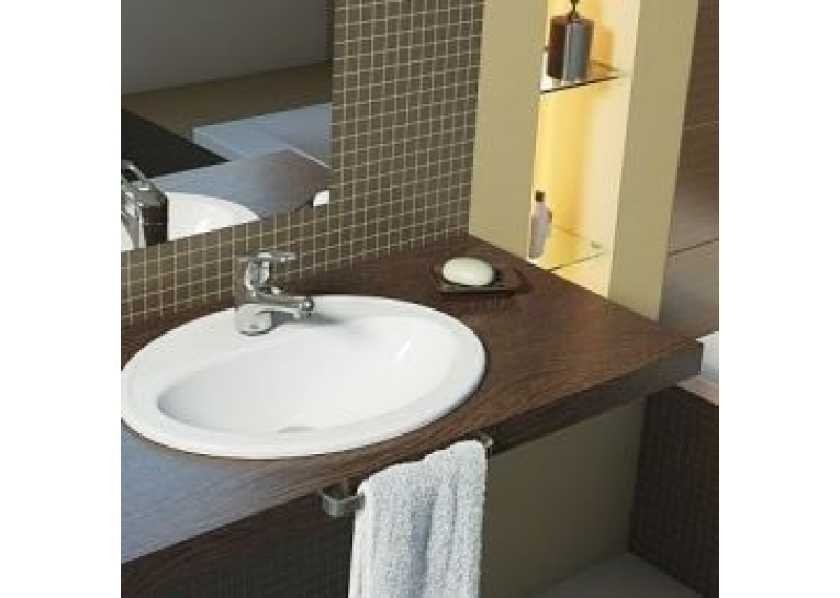 Раковина врізна Roca CORAL-N, 56 см, з отвором