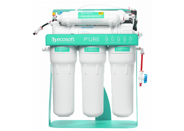 Фильтр обратного осмоса Ecosoft PURE AquaCalcium Mint с помпой на станине (MO675PSMACECO)