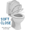 Сидіння лаковане для унітазу Roca AMERICA, Duroplast, Soft-close