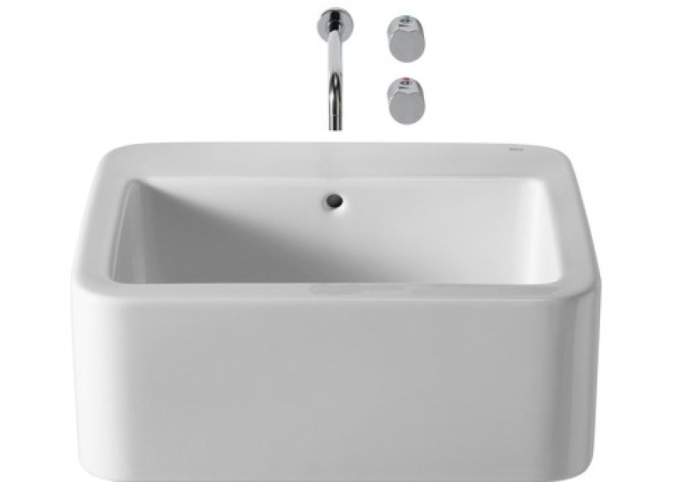 Раковина підвісна/накладна Roca ELEMENT 60 см, без отвору