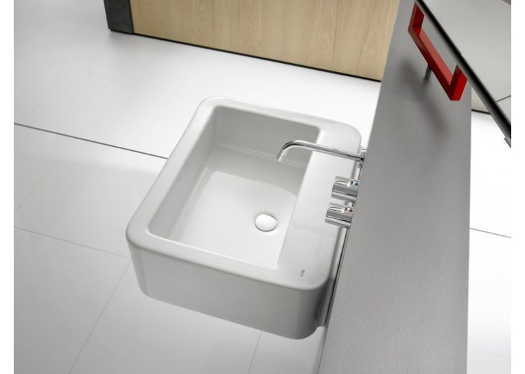 Раковина підвісна/накладна Roca ELEMENT 60 см, без отвору