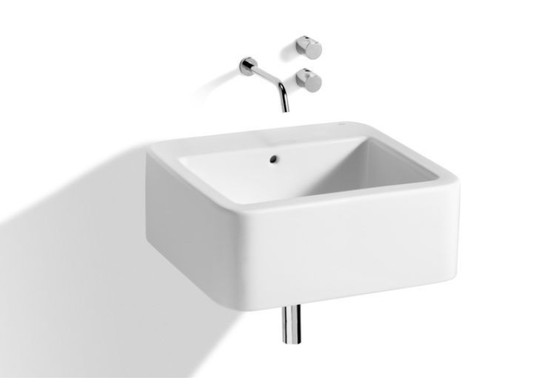 Раковина підвісна/накладна Roca ELEMENT 60 см, без отвору