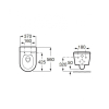  Підвісний унітаз Roca INSPIRA ROUND Rimless A346527640