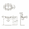  Умивальник врізний Roca GAP (A3270YA000)
