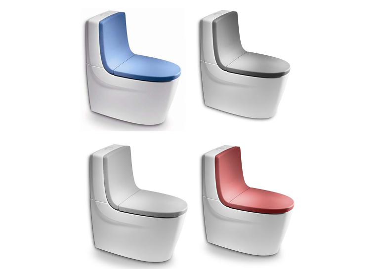 Сидіння для унітазу Roca KHROMA, duroplast, soft-close, червоне
