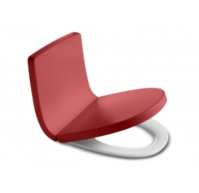 Сидіння для унітазу Roca KHROMA, duroplast, soft-close, червоне