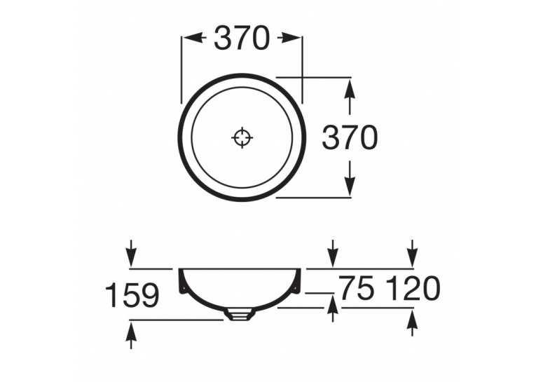  Раковина Roca INSPIRA ROUND A32752R650