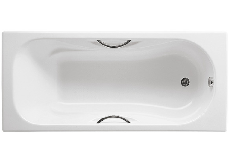 Ванна чавунна Roca MALIBU 170 x 75 з ручками, без ніжок (23097000R)