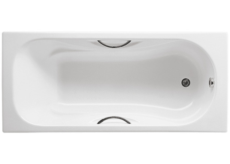 Ванна чавунна Roca MALIBU 170 x 75 з ручками, без ніжок (23097000R)
