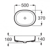  Умивальник Roca INSPIRA ROUND (A327520640)