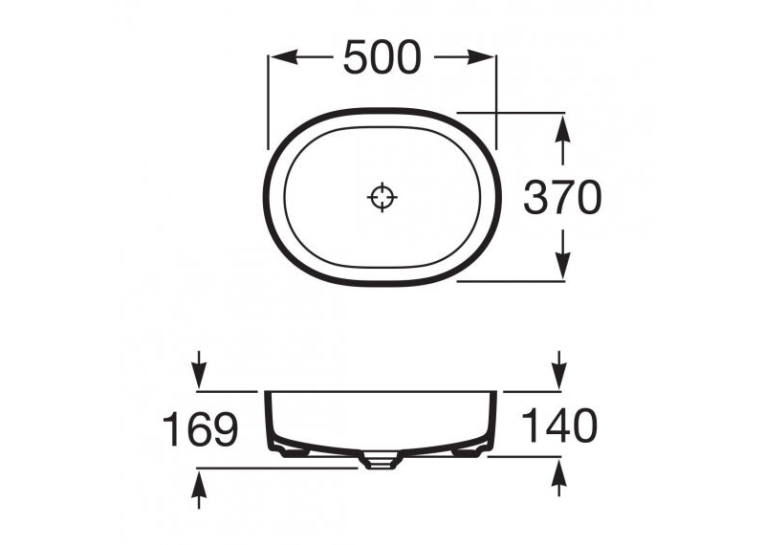  Умивальник Roca INSPIRA ROUND (A327520640)