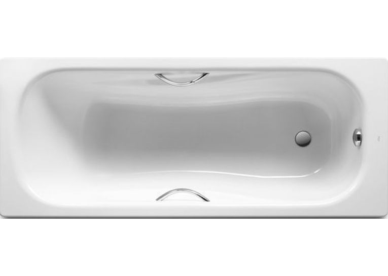 Ванна Roca PRINCESS 170 x 75 з ручками + сифон Viega Simplex, без ніжок (A220270001)