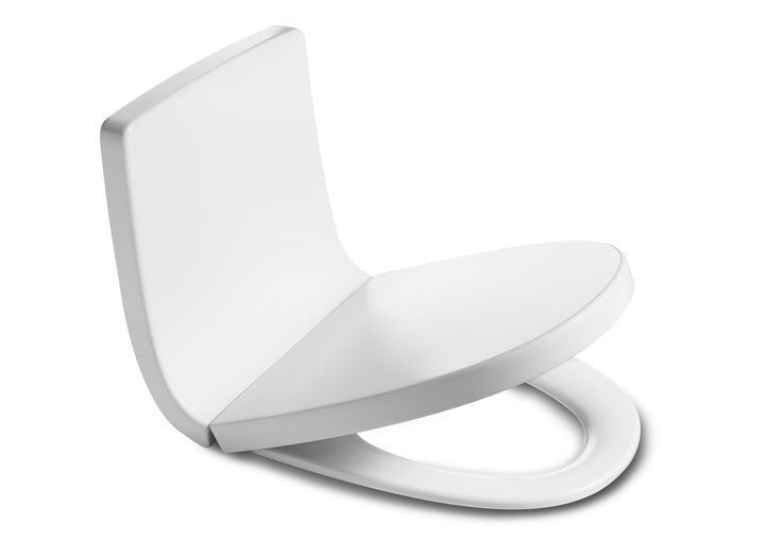 Сидіння для унітазу Roca KHROMA, duroplast, soft-close, біле